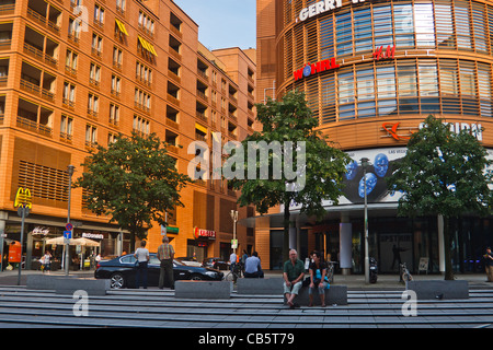 Marlene-Dietrich-Platz, Berlin, Deutschland. Stockfoto