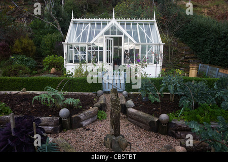 Lippe Na Cloiche, ein Garten, Kunst Shop und Bed + Breakfast Ferienhaus laufen von Lucy McKenzie, in der Nähe von Ulva Fähre Isle of Mull, Schottland Stockfoto