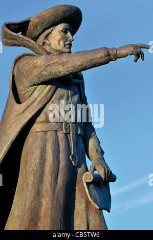 Portugal, Algarve: Denkmal für Prinz Heinrich der Seefahrer in Sagres Stockfoto