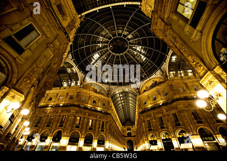 Galleria Vittoria Emanuele in Mailand, Italien Stockfoto