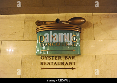 Der berühmte Grand Central Station Oyster Bar Manhattan New York NYC USA Stockfoto