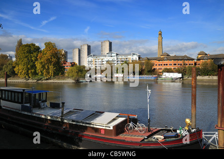 Themse in Brentford, West London England Großbritannien Stockfoto