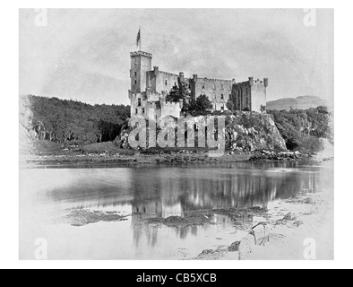 Dunvegan Castle Isle Of Skye Schottland Clan MacLeod Festung See Stockfoto