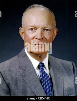 Dwight Eisenhower, 34. Präsident der Vereinigten Staaten Stockfoto