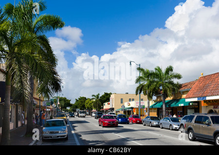 Calle Ocho (SW 8th Street) in Little Havanna, Miami, Florida, USA Stockfoto