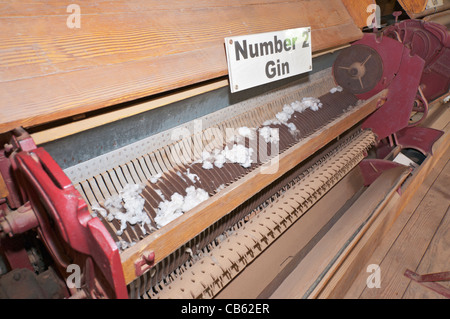 Alabama, Montgomery, Alabama Altstadt, living History Museum, Cotton Gin um 1900 Stockfoto