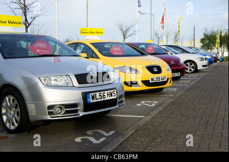 Occasion/Gebrauchtwagen viel in Truro, Cornwall, uk Stockfoto