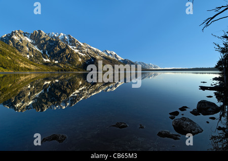 Berg-Reflexionen Stockfoto