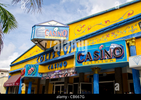 Kolosseum-Casino, Philipsburg, Front St, St Maarten Stockfoto