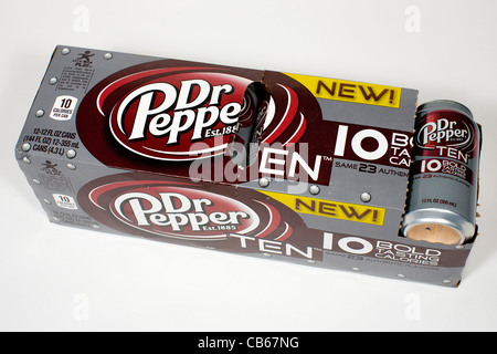 Dr. Pepper zehn. Stockfoto