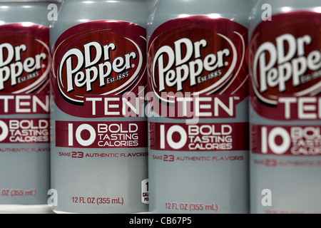 Dr. Pepper zehn. Stockfoto