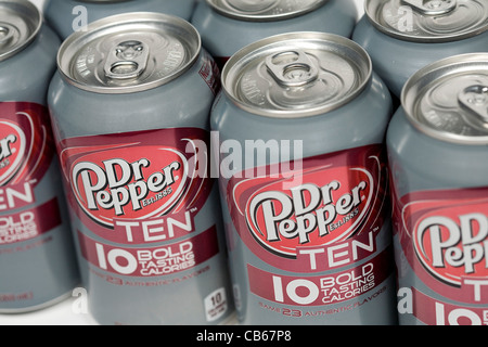 Dr. Pepper zehn. Stockfoto