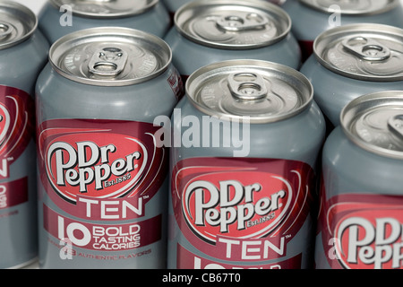 Dr. Pepper zehn. Stockfoto