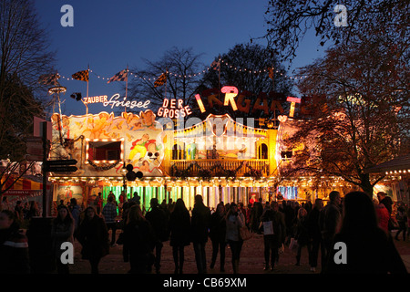 Winter-Wunderland Hyde Park London Weihnachten 2011 Stockfoto