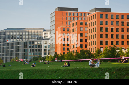 Moderne Gebäude neben Potsdamer Platz. . Berlin, Deutschland. Stockfoto