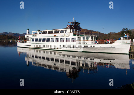 Petrol / MV/Petrol 1936 gebaut und trägt bis zu 533 Passagiere an Waterhead am Lake Windermere Stockfoto