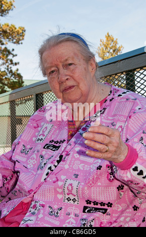 Ruth Ziolkowski, Crazy Horse Memorial, Custer City, South Dakota. Stockfoto