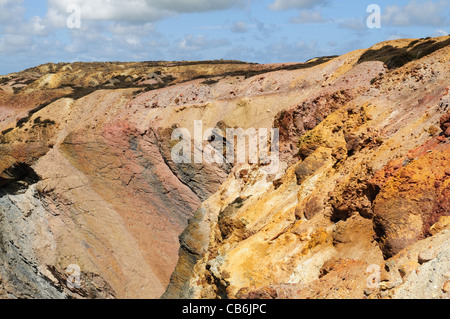 Parys Berg Kupfer Mine Amlwch Anglesey Ynys Mon Gwynedd Wales Cymru UK GB Stockfoto