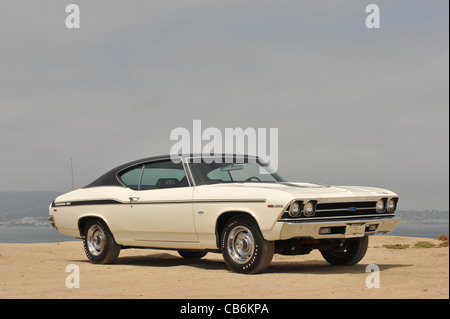 1969 Chevrollet Chevelle Yenko Sportwagen dokumentiert Doppel COPO, 9562 427 und 9737 Yenko Sportwagen, Motorhaube Induktion Stockfoto