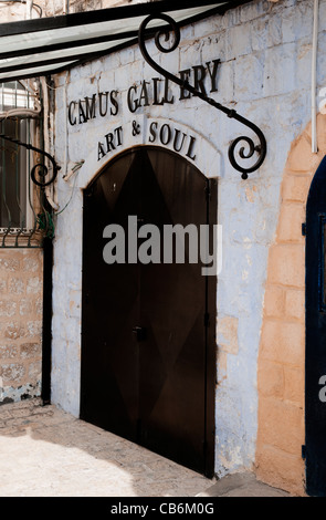 Camus Galerie, Künstlerviertel, Altstadt, Tzfat, Safed, Galiläa, Israel, Asien, Naher Osten Stockfoto