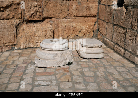 Eines der Zimmer in David Citadel Museum, Jerusalem, Hauptstadt von Israel, Asien, Naher Osten Stockfoto