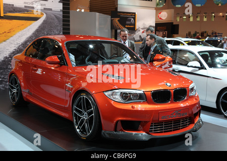 BMW 1 Series M Coupe von AC Schnitzer auf der Essen Motor Show in Essen, Deutschland, am 29. November 2011 gezeigt Stockfoto