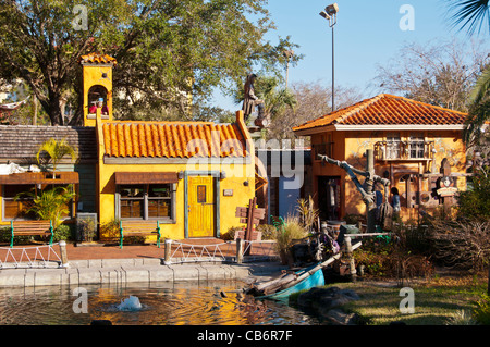 Orlando, Florida, Piraten Bucht Minigolf Touristenattraktion am International Drive Stockfoto