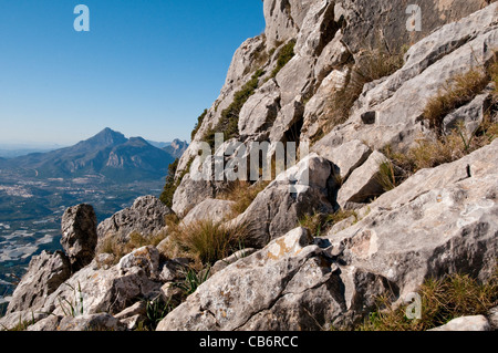 Puig Campana Berg Stockfoto