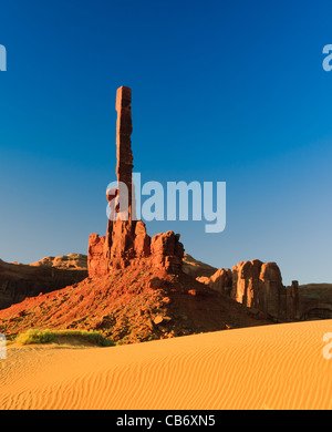 Totempfahl, Monument Valley, Utah - Arizona Stockfoto