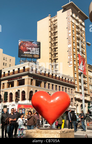 Union Square-San Francisco Kalifornien Herzen Stadt Stockfoto