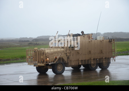 Mastiff ist eine schwer gepanzerte, 6 x 6-Rad-Antrieb Patrouillenfahrzeug der acht Personen, plus zwei Mannschaft trägt. Es ist derzeit auf Stockfoto