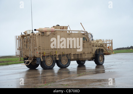 Mastiff ist eine schwer gepanzerte, 6 x 6-Rad-Antrieb Patrouillenfahrzeug der acht Personen, plus zwei Mannschaft trägt. Es ist derzeit auf Stockfoto