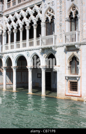 Palazzo Ca'd ' Oro-Palast am Canal Grande in Venedig, Italien Stockfoto