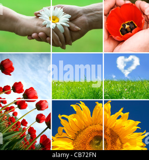 Liebe und Natur Stockfoto