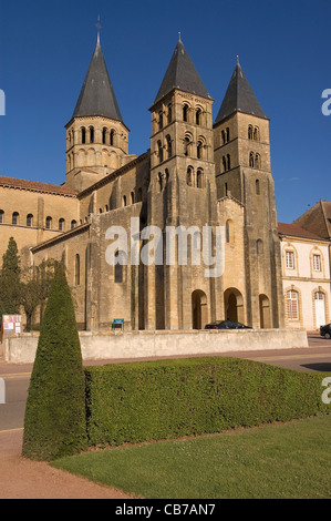 Elk196-1616v Frankreich, Burgund, Paray-le-Monial, Sacre Coeur Kirche Stockfoto