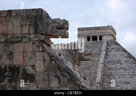 El Castillo, Chichen Itza, Mexiko Stockfoto