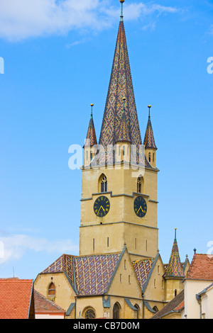 Evangelische Kirche von Sibiu, Rumänien Stockfoto