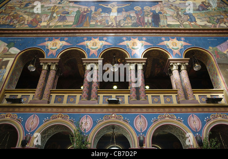 Innen Heilige-Dreifaltigkeits-Kathedrale, Sibiu, Rumänien Stockfoto