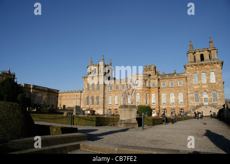 Blenheim Palace, Oxfordshire und der oberen Wasserterrasse Stockfoto