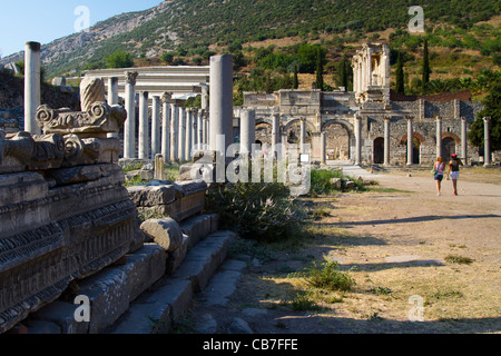 Ruinen von Ephesus. Izmir Province. Anatolien, Türkei Stockfoto