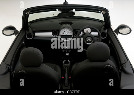 2011 Mini One Cabrio Innenausstattung Stockfoto