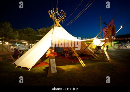 Bild vom ROTOTOM Musikfestival von Sunsplash. Reggae Festival in Benicassim, 18 bis 27 august 2011 Stockfoto