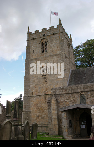 St. Romald Kirche, Rolmaldkirk, County Durham, England Stockfoto