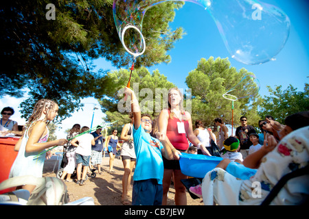 Bild vom ROTOTOM Musikfestival von Sunsplash. Reggae Festival in Benicassim, 18 bis 27 august 2011 Stockfoto