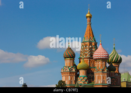 Basilius Kathedrale auf dem Roten Platz, Moskau, Russland Stockfoto