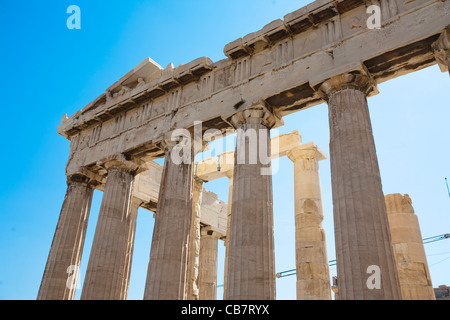 Reisebilder über Griechenland - Antike klassisches Griechenland-Architektur Stockfoto