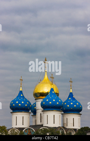 Dreiheit Sergius Lavra in Sergijew Posad, Goldener Ring von Moskau, Russland Stockfoto
