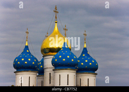 Dreiheit Sergius Lavra in Sergijew Posad, Goldener Ring von Moskau, Russland Stockfoto