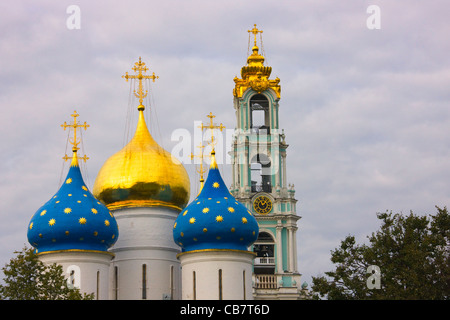 Dreiheit Sergius Lavra in Sergijew Posad, Goldener Ring von Moskau, Russland Stockfoto