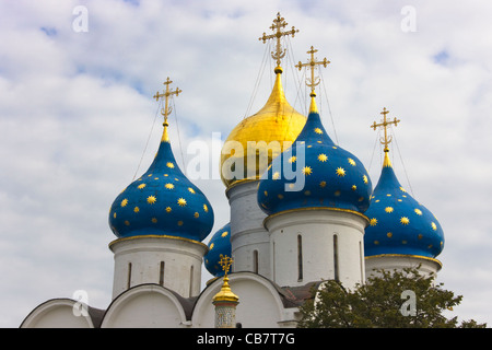 Dreiheit Sergius Lavra in Sergijew Posad, Goldener Ring von Moskau, Russland Stockfoto